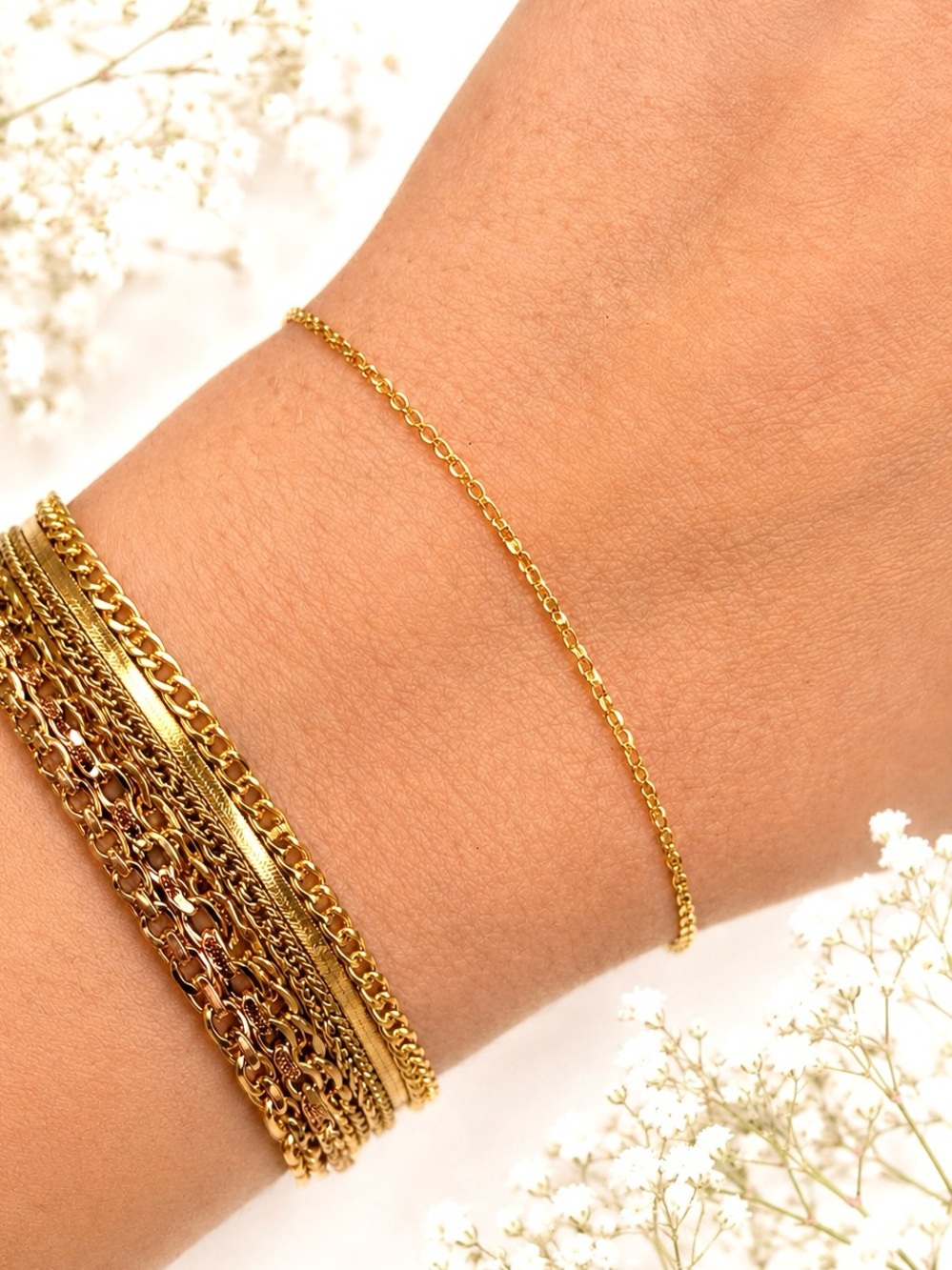 10k Yellow Gold 6.5” Anchor Link Chain Bracelet NEW Made in Italy